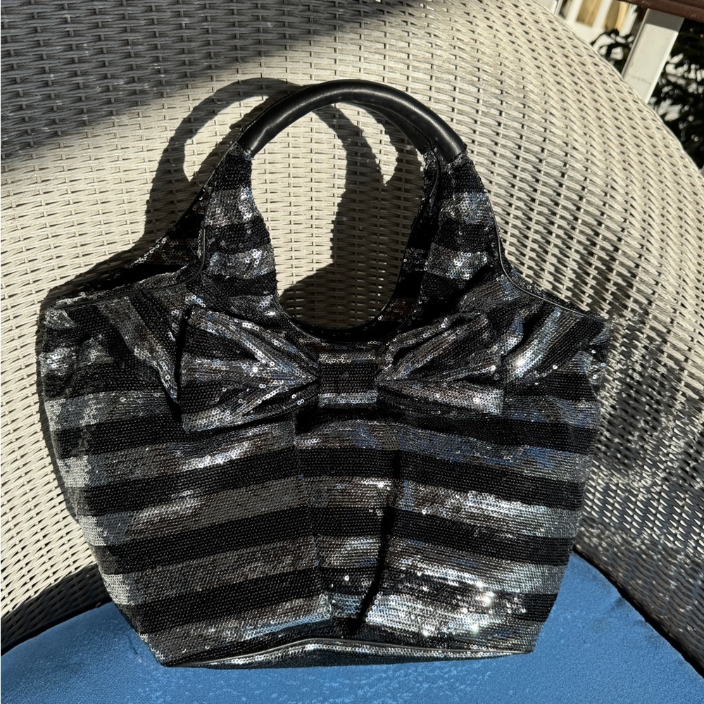 Kate Spade sequin bow handbag